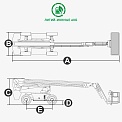 Чертеж Телескопический подъемник Dingli BT22ERT