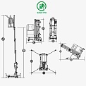 Чертеж Мачтовый подъемник Dingli GTWY14-1300