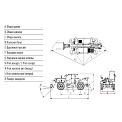Чертеж Телескопический погрузчик Heli 40THCJ09-CU/L (40H51-90-C3)