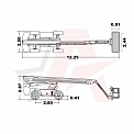 Чертеж Телескопический подъемник Dingli BT30SRT