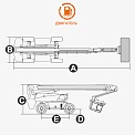 Чертеж Телескопический подъемник Dingli BT28BRT