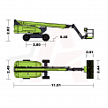 Чертеж Телескопический подъемник ZOOMLION ZT26J-V