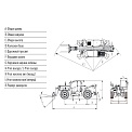 Чертеж Телескопический погрузчик Heli 40THCJ13-CU/L (40H88-125-C3)