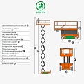 Чертеж Ножничный подъемник Dingli JCPT1614ACZ
